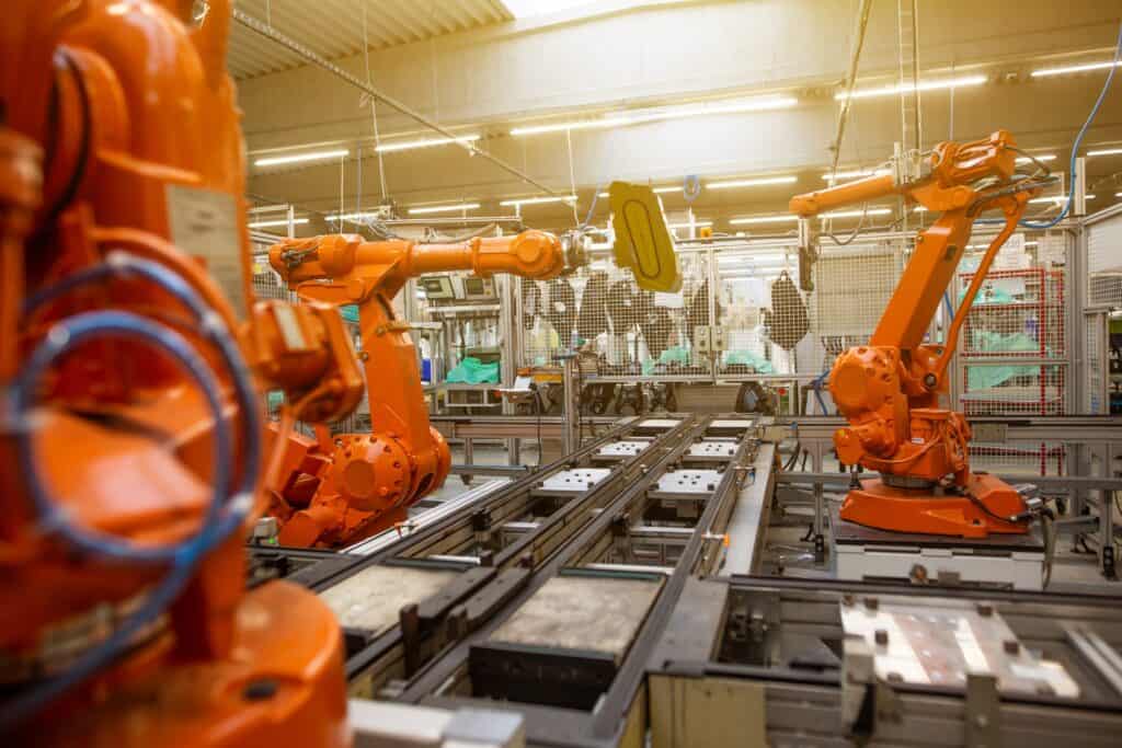 robots at work